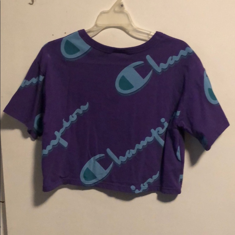 New without tags Champion Purple and Blue T-Shirt - Picture 7 of 7